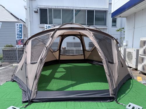 WIWO (ウィーオ) ドームテント フレーム設営癖・シートヨゴレ・スカートヨゴレ・キズ・小穴有 コヨーテ ヤクドーム450