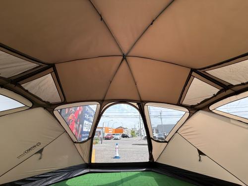 WIWO (ウィーオ) ドームテント フレーム設営癖・シートヨゴレ・スカートヨゴレ・キズ・小穴有 コヨーテ ヤクドーム450