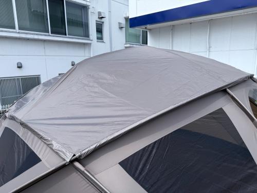 WIWO (ウィーオ) ドームテント フレーム設営癖・シートヨゴレ・スカートヨゴレ・キズ・小穴有 コヨーテ ヤクドーム450