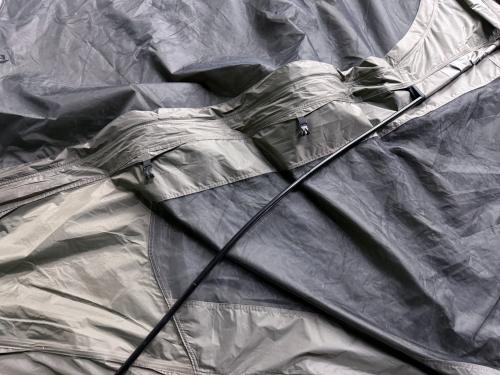 WIWO (ウィーオ) ドームテント フレーム設営癖・シートヨゴレ・スカートヨゴレ・キズ・小穴有 コヨーテ ヤクドーム450