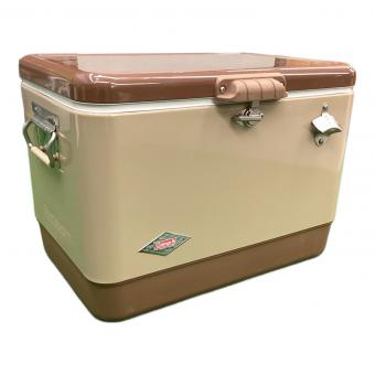 Coleman (コールマン) スチールベルトクーラー クーラーボックス 61506155 54QT(約51L) バターナッツ