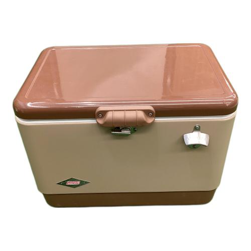 Coleman (コールマン) スチールベルトクーラー クーラーボックス 61506155 54QT(約51L) バターナッツ