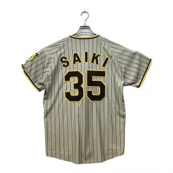 阪神タイガース (ハンシンタイガース) 才木浩人【35】2024シーズンビジター 2023シーズンセ・リーグチャンピオンパッチ付 応援グッズ SIZE L