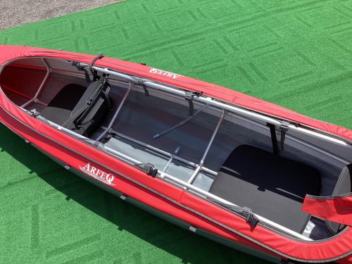 ARFEQ (アルフェック) カヤック アリュート430T レッド 全長430cm・最大幅77cm・最大積載量230kg