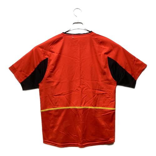 ベルギー代表 (ベルギーダイヒョウ) サッカーユニフォーム 2002年ホーム SIZE M レッド