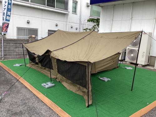ZUKK (ズック) ソロテント オリーブブラウン ピケTC