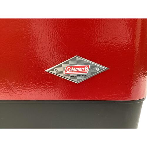 Coleman (コールマン) スチールベルトクーラー クーラーボックス 6150 旧モデル（栓抜き無） 54Qt（約51L） レッド