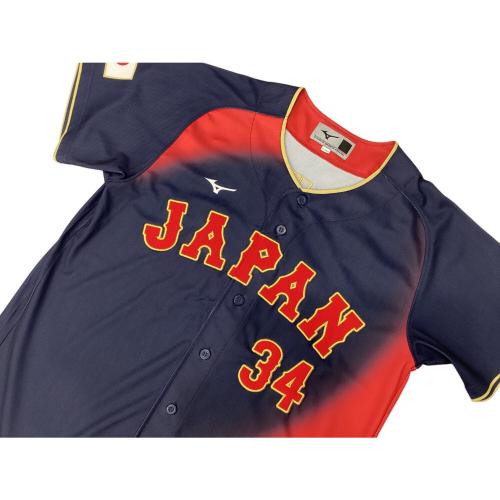日本代表(侍ジャパン) (ニホンダイヒョウ(サムライジャパン)) WBC2026ビジター 応援グッズ @ SIZE L ネイビー×レッド