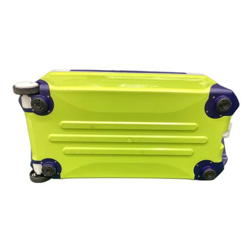 SHIMANO (シマノ) スペーザライト クーラーボックス キャスター付 35L ホワイト×ネイビー×グリーン