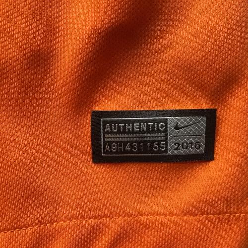 オランダ代表 (オランダダイヒョウ) サッカーユニフォーム 2016年ホーム レプリカ SIZE L オレンジ