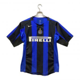 インテルナツィオナーレ・ミラノ サッカーユニフォーム 04/05シーズンホーム TOTAL90時代（NIKE）PIRELLIスポンサー時代 SIZE L ブルー×ブラック