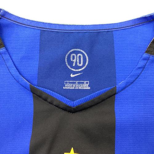 インテルナツィオナーレ・ミラノ サッカーユニフォーム 04/05シーズンホーム TOTAL90時代（NIKE）PIRELLIスポンサー時代 SIZE L ブルー×ブラック