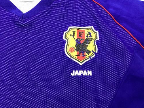日本代表 (ニホンダイヒョウ) サッカーユニフォーム 2002年ホーム SIZE XO ブルー