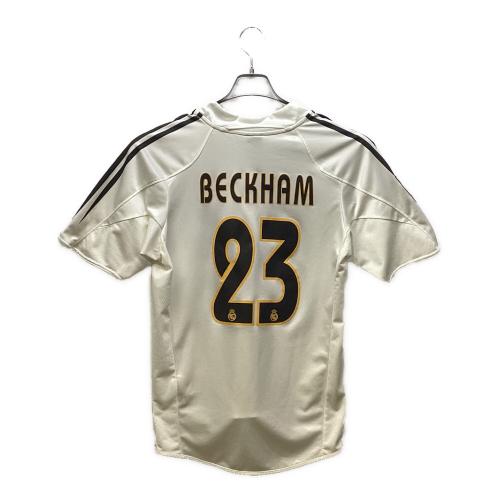 レアル・マドリード サッカーユニフォーム デビッド・ベッカム【23】 04/05シーズンホーム SIZE M ホワイト