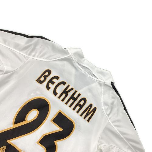 レアル・マドリード サッカーユニフォーム デビッド・ベッカム【23】 04/05シーズンホーム SIZE M ホワイト