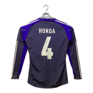 日本代表 (ニホンダイヒョウ) サッカーユニフォーム X49696 12-13ホーム オーセンティック 長袖 SIZE L 本田圭祐【4】ネイビー
