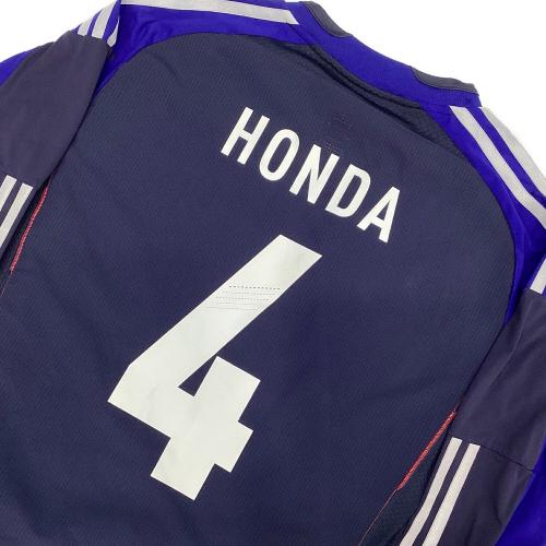 日本代表 (ニホンダイヒョウ) サッカーユニフォーム X49696 12-13ホーム オーセンティック 長袖 SIZE L 本田圭祐【4】ネイビー