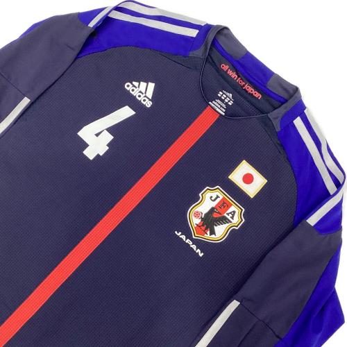日本代表 (ニホンダイヒョウ) サッカーユニフォーム X49696 12-13ホーム オーセンティック 長袖 SIZE L 本田圭祐【4】ネイビー