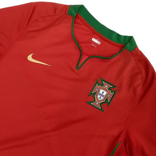 ポルトガル代表 (ポルトガルダイヒョウ) サッカーユニフォーム 265759 08/09ホーム SIZE M レッド