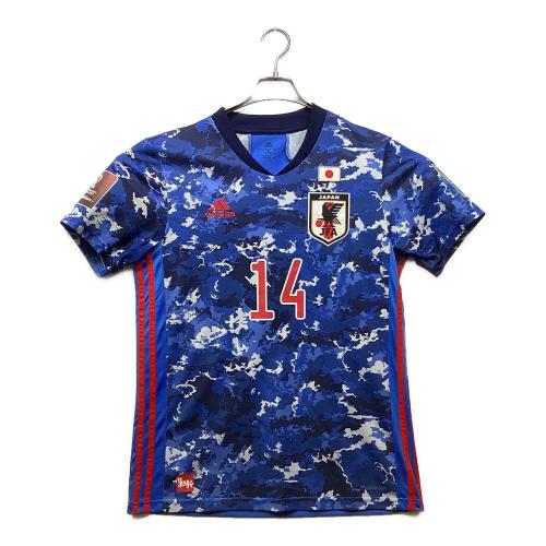 日本代表 (ニホンダイヒョウ) サッカーユニフォーム 2020年ホーム 2022年カタールW杯予選パッチ付 レプリカ SIZE L ブルー