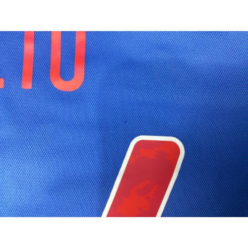 日本代表 (ニホンダイヒョウ) サッカーユニフォーム 2020年ホーム 2022年カタールW杯予選パッチ付 レプリカ SIZE L ブルー