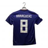 日本代表 (ニホンダイヒョウ) サッカーユニフォーム 2018年ホーム 2018年ロシアW杯パッチ付 レプリカ SIZE M 原口元気【8】ブルー