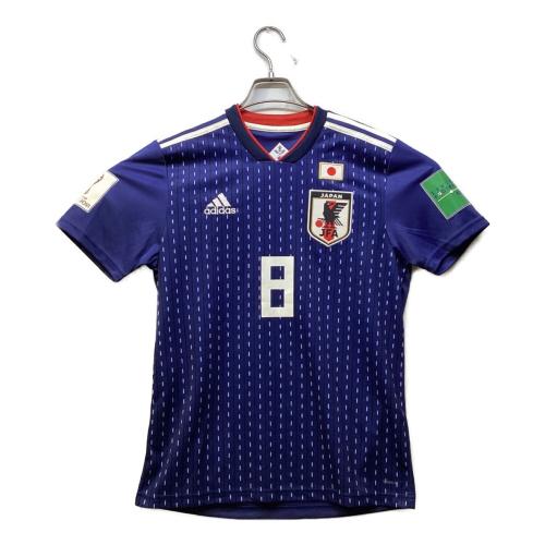 日本代表 (ニホンダイヒョウ) サッカーユニフォーム 2018年ホーム 2018年ロシアW杯パッチ付 レプリカ SIZE M 原口元気【8】ブルー