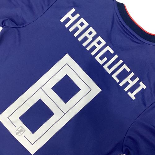 日本代表 (ニホンダイヒョウ) サッカーユニフォーム 2018年ホーム 2018年ロシアW杯パッチ付 レプリカ SIZE M 原口元気【8】ブルー