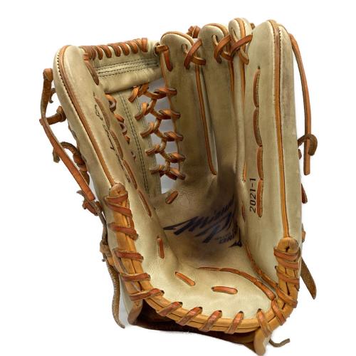 MIZUNO (ミズノ) Mizuno Pro ORDER 軟式グローブ ダイバーシティーブルーロゴ オーダーグラブ ケース付 約32㎝ アイボリー