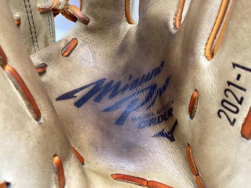 MIZUNO (ミズノ) Mizuno Pro ORDER 軟式グローブ ダイバーシティーブルーロゴ オーダーグラブ ケース付 約32㎝ アイボリー