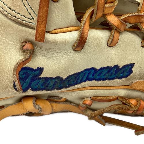 MIZUNO (ミズノ) Mizuno Pro ORDER 軟式グローブ ダイバーシティーブルーロゴ オーダーグラブ ケース付 約32㎝ アイボリー