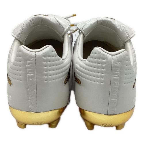 NIKE サッカースパイク IF4388-100 ティエンポ レジェンド RGN FG SE サッカーショップKAMO・ナイキ公式ストア限定販売モデル(2025年販売) 元箱・ケース付 メンズ SIZE 25.5cm ホワイトxゴールド