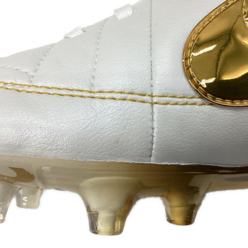 NIKE サッカースパイク IF4388-100 ティエンポ レジェンド RGN FG SE サッカーショップKAMO・ナイキ公式ストア限定販売モデル(2025年販売) 元箱・ケース付 メンズ SIZE 25.5cm ホワイトxゴールド