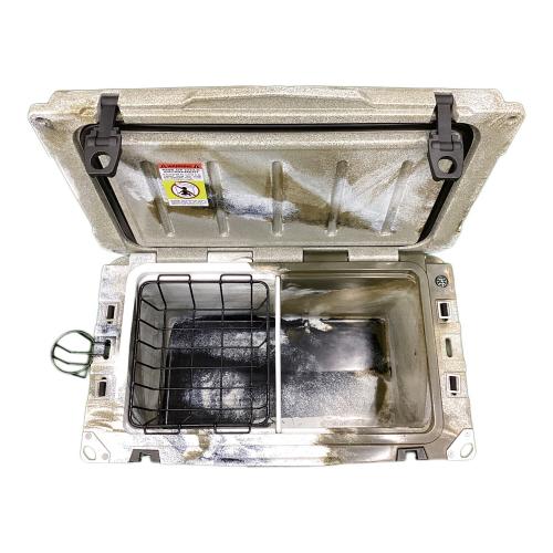 Deelight (ディーライト) アイスランドクーラー45QT クーラーボックス バスケット・ドリンクホルダー・仕切り板1枚付 45qt グレー/マーブル