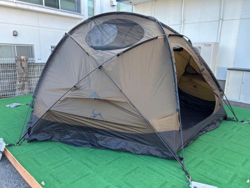 TOMOUNT (トモウント) シェルター シート、スカートヨゴレ有 煙突穴付 カーキ OTTO S2 PRO L