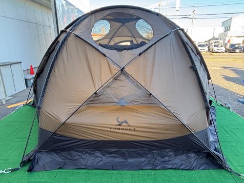 TOMOUNT (トモウント) シェルター シート、スカートヨゴレ有 煙突穴付 カーキ OTTO S2 PRO L