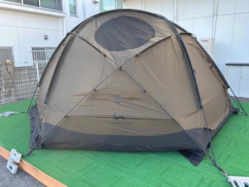 TOMOUNT (トモウント) シェルター シート、スカートヨゴレ有 煙突穴付 カーキ OTTO S2 PRO L