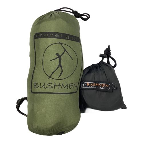 BUSHMEN Travel gear ハンモック オリーブ×ブラック バガボンドハンモック セット