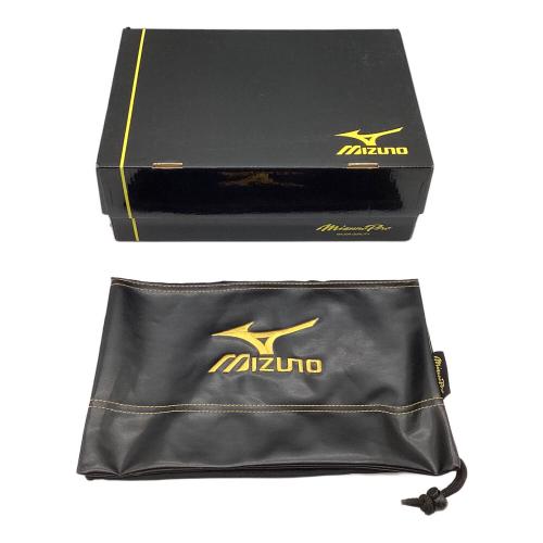 MIZUNO (ミズノ) 野球スパイク 2KW-22000 ミズノプロ 投手用革底ハイカット /収納袋・シューキーパー付 メンズ SIZE 26.5cm ブラック
