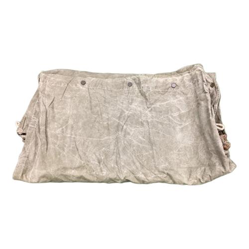 US軍 (ユーエスグン) ソロテント 1940年代真鍮金具シート有・木製折りたたみポールモデル・パッチ補修摩耗・ダメージ・穴有 パップテント