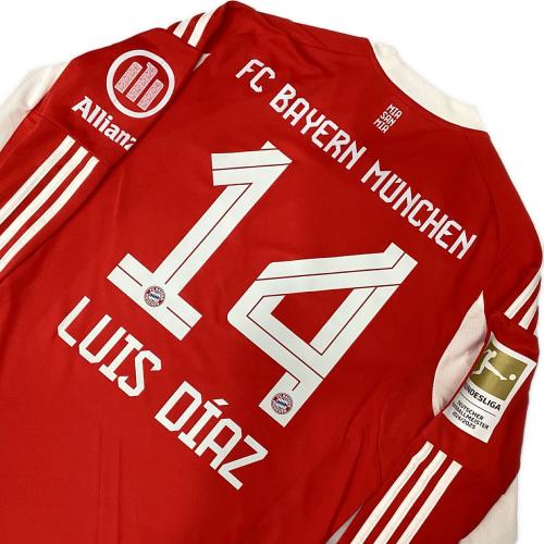 FCバイエルン・ミュンヘン (エフシーバイエルン・ミュンヘン) サッカーユニフォーム 25/26シーズンホーム レプリカ（長袖） SIZE XL レッド