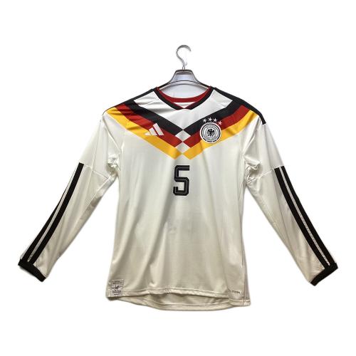 ドイツ代表 (ドイツダイヒョウ) サッカーユニフォーム 2026年ホーム 2026年北中米W杯着用 レプリカ（長袖） SIZE 2XL ホワイト