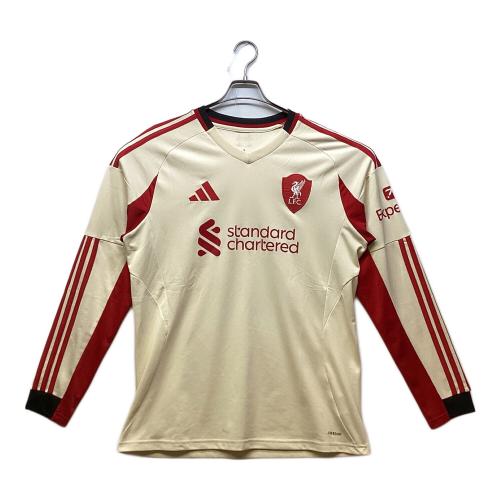 リヴァプールFC サッカーユニフォーム 25/26シーズンアウェイ レプリカ（長袖） SIZE 2XL ベージュ