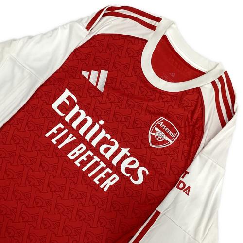 アーセナルFC サッカーユニフォーム 25/26シーズンホーム レプリカ（長袖） SIZE 2XL レッド×ホワイト