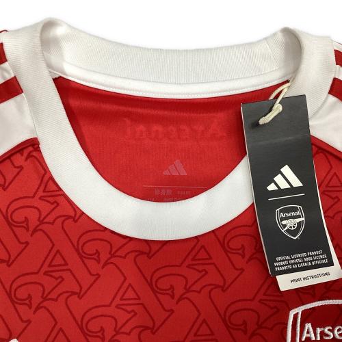 アーセナルFC サッカーユニフォーム 25/26シーズンホーム レプリカ（長袖） SIZE 2XL レッド×ホワイト