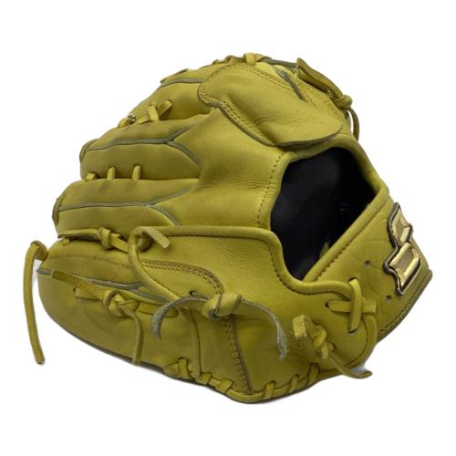 SSK (エスエスケー) proedge 栄 硬式グローブ PEKZ81326 元箱・ケース付 2026年モデル 120個限定販売 シリアルナンバーヨゴレにより不明 約30cm イエロー