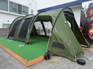 DOD (ディーオーディー) ツールームテント T5-689-KH スカートヨゴレ有 カーキ/販売終了カラー/カマザシキM付 カマボコテント3M