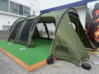 DOD (ディーオーディー) ツールームテント T5-689-KH スカートヨゴレ有 カーキ/販売終了カラー/カマザシキM付 カマボコテント3M