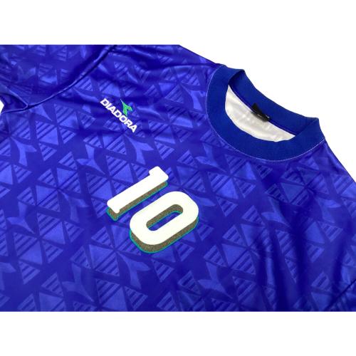 DIADORA (ディアドラ) サッカーユニフォーム 1994年アメリカW杯着用ユニフォームモチーフ（イタリア代表） SIZE O ブルー