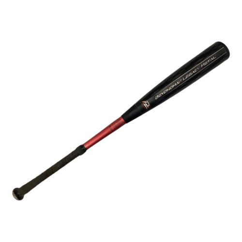 MIZUNO (ミズノ) BEYONDMAX LEGACY METAL 軟式バット 1CJBR184 2024年モデル  グリップ要交換 ケース付 84cm ブラック×レッド